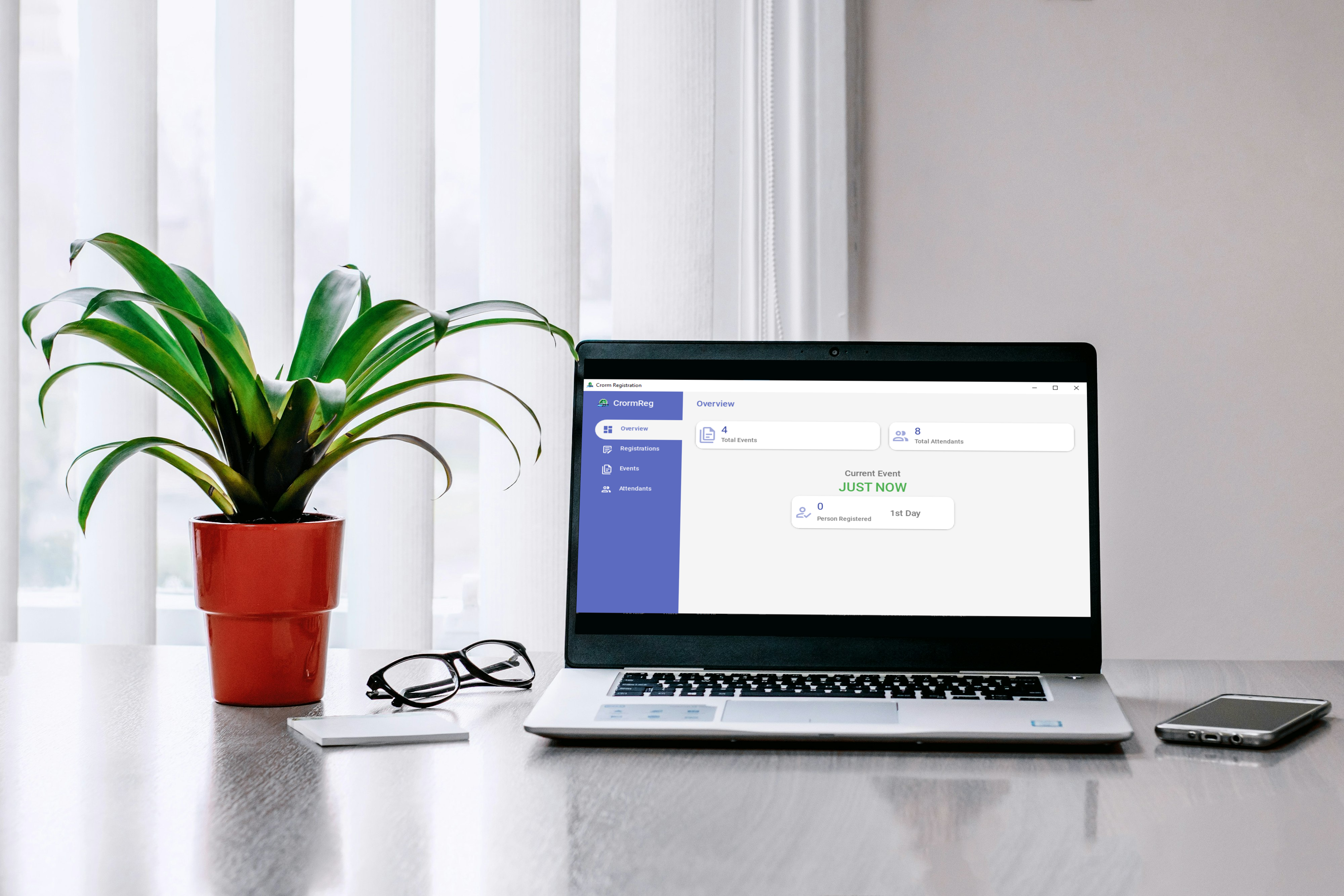 CrormReg Main Interface